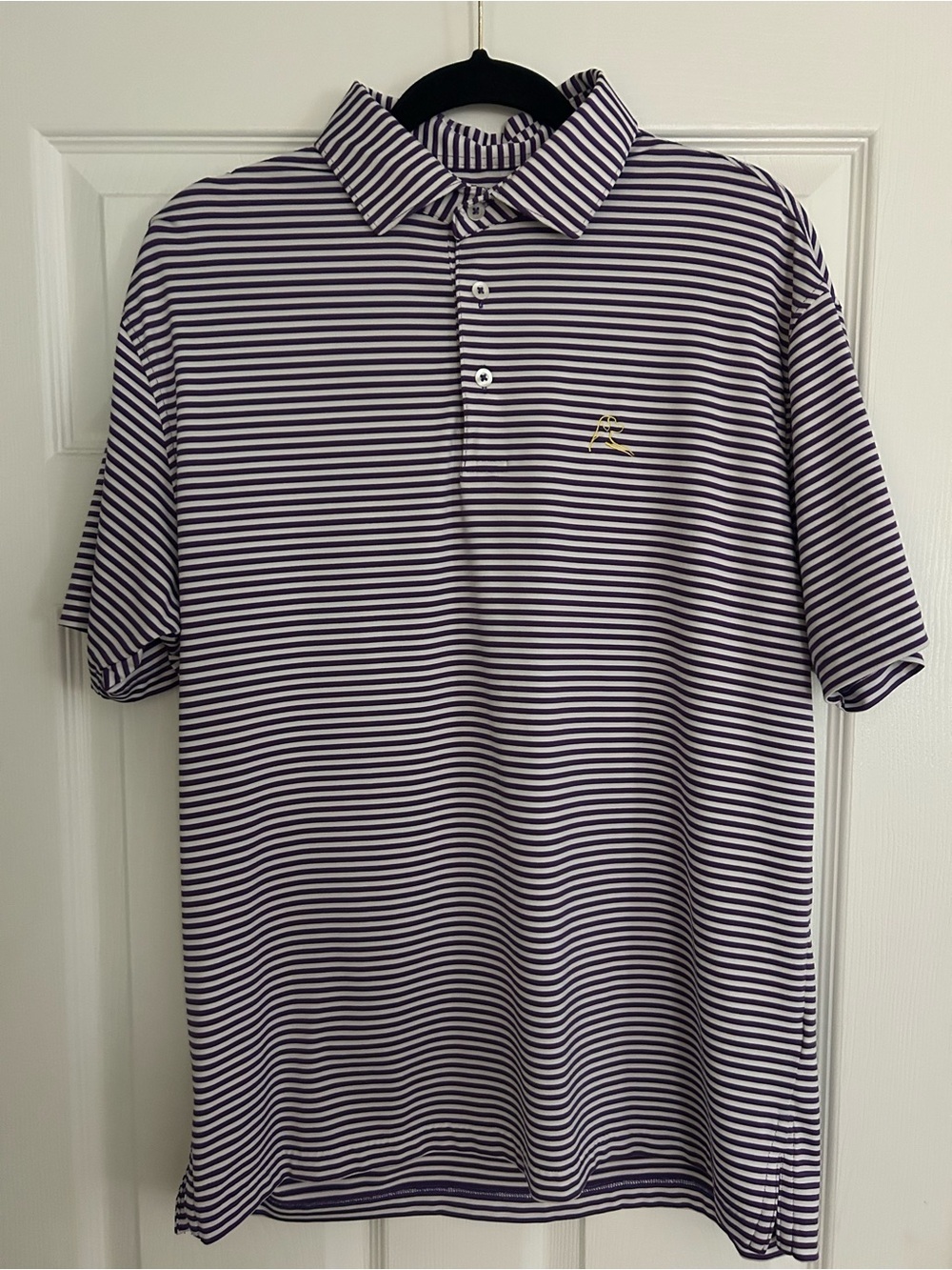 Rhoback Birdie Stripe Performance Polo